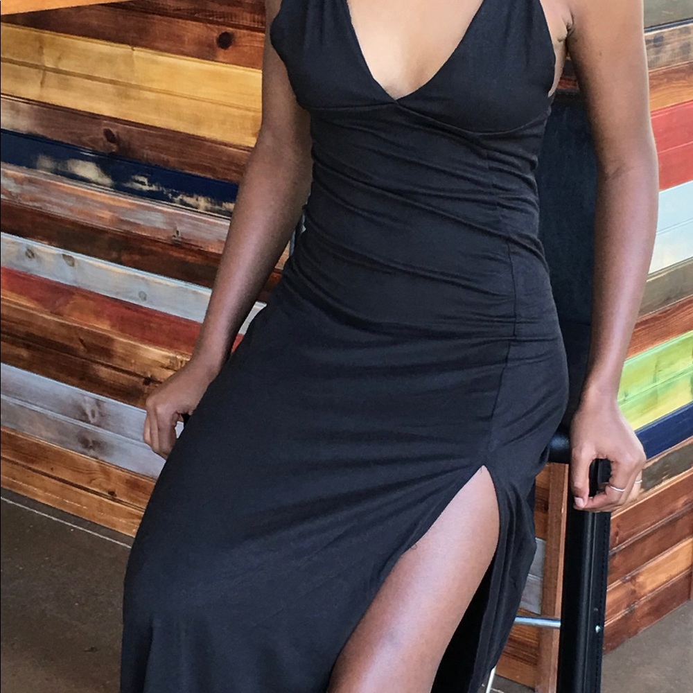 Long black dress